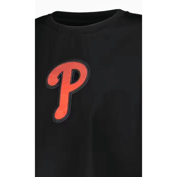 Women's Philadelphia Phillies Sky Boxy Cropped T-Shirt Small - Picture 2 of 6